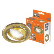 Светильник встраиваемый поворотный СВ 02-02 MR16 50Вт G5.3 матовое золото/никель TDM