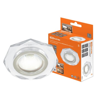 Светильник встраиваемый СВ 03-04 MR16 50Вт G5.3 зеркальный/хром TDM Светильник встраиваемый СВ 03-04 MR16 50Вт G5.3 зеркальный/хром TDM