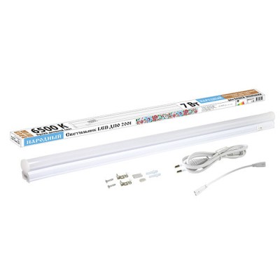 Светильник LED ДПО 2001 7 Вт, 6500К, IP40, Народный Светильник LED ДПО 2001 7 Вт, 6500К, IP40, Народный