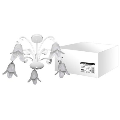 Люстра НCБ-12-04-5х40 «Адель» белый 5х40Вт E14 TDM Люстра НCБ-12-04-5х40 «Адель» белый 5х40Вт E14 TDM