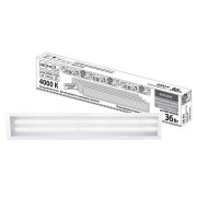 Светодиодная панель универсальная ЛП 03 180х1195 Призма 19 мм 36 Вт 2750 Лм, 4000 К, белая, Народная