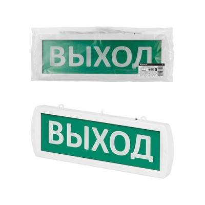 Оповещатель охранно-пожарный световой Топаз-220-РИП-ОП "Выход" 220 В, 10ч, IP52 TDM Оповещатель охранно-пожарный световой Топаз-220-РИП-ОП "Выход" 220 В, 10ч, IP52 TDM
