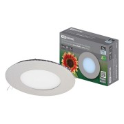 Светильник ультратонкий встраиваемый светодиодный "Даунлайт" СВО (хром) 3 Вт 4000К TDM