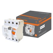 Устройство защитного отключения ВД63 4Р 25А 30мА (электронное) TDM