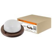 Светильник НПБ1301 венге круг 60Вт IP54 TDM