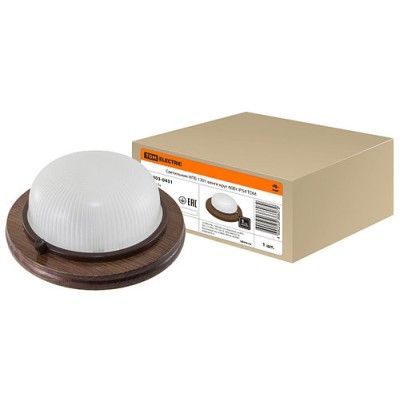 Светильник НПБ1301 венге круг 60Вт IP54 TDM Светильник НПБ1301 венге круг 60Вт IP54 TDM