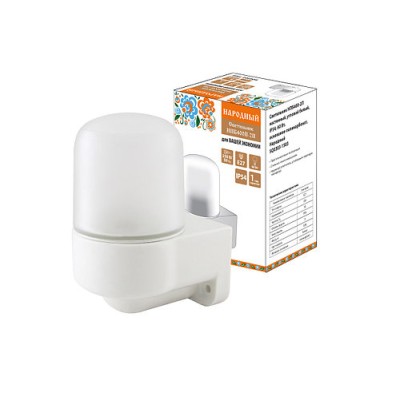 Светильник НПБ400-2П настенный, угловой белый, IP54, 60 Вт, основание-поликарбонат, Народный Светильник НПБ400-2П настенный, угловой белый, IP54, 60 Вт, основание-поликарбонат, Народный