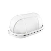 Светильник НПБ1402 белый/овал с реш. 60Вт IP54 TDM