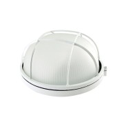 Светильник НПБ1102 белый/круг с реш. 100Вт IP54 TDM