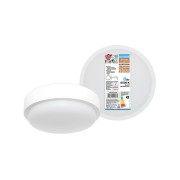 Светодиодный светильник LED ДПП 3901 8Вт 6500К IP65 белый круг 140*57 мм Народный