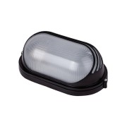 Светильник НПБ1207 черный/овал ресничка 100Вт IP54 TDM