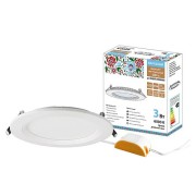 Светильник ультратонкий встраиваемый светодиодный "Даунлайт НАРОДНЫЙ" СВО п (белый) 3Вт 6000К