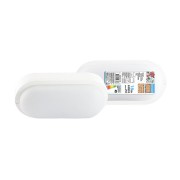 Светодиодный светильник LED ДПП 3801 18Вт 6500К IP65 белый овал 196*97*57 мм Народный