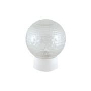 Светильник НББ 64-60-025 УХЛ4 (шар стекло "Цветочек"/прямое основание) TDM