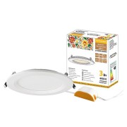 Светильник ультратонкий встраиваемый светодиодный "Даунлайт НАРОДНЫЙ" СВО п (белый) 3Вт 4000К