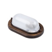 Светильник НПБ1401 венге овал 60Вт IP54 TDM