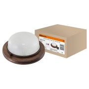 Светильник НПБ1101 венге круг 100Вт IP54 TDM