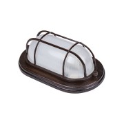 Светильник НПБ1402 венге овал с реш. 60Вт IP54 TDM