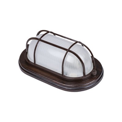 Светильник НПБ1402 венге овал с реш. 60Вт IP54 TDM Светильник НПБ1402 венге овал с реш. 60Вт IP54 TDM