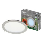 Светильник ультратонкий встраиваемый светодиодный "Даунлайт" СВО (хром) 6 Вт 4000К TDM