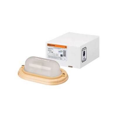 Светильник для саун "Терма" НББ 03-60-021 корпус дер.липа овал, до +140°C, 60 Вт, IP65 TDM Светильник для саун "Терма" НББ 03-60-021 корпус дер.липа овал, до +140°C, 60 Вт, IP65 TDM