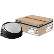Светильник НПБ1307 черный/круг ресничка 60Вт IP54 TDM