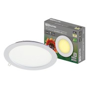 Светильник ультратонкий встраиваемый светодиодный "Даунлайт" СВО (белый) 6 Вт 3000К TDM