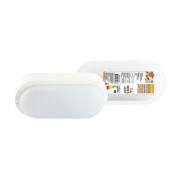 Светодиодный светильник LED ДПП 3801 8Вт 4000К IP65 белый овал 155*78*57 мм Народный