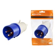 Вилка 023 2Р+РЕ 32А 220В IP44 TDM