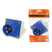 Вилка 513 стационарная 2Р+РЕ 16А 220В IP44 TDM