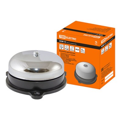 Звонок громкого боя МЗМ-1С-100мм 75дБ 220В TDM Звонок громкого боя МЗМ-1С-100мм 75дБ 220В TDM