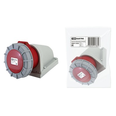 Розетка наружной установки IP67 32А 3Р+РЕ+N 380В TDM Розетка наружной установки IP67 32А 3Р+РЕ+N 380В TDM