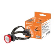 Фонарь «Налобный 5» аккумуляторный, 9 светодиодов, 0,8 Ач TDM