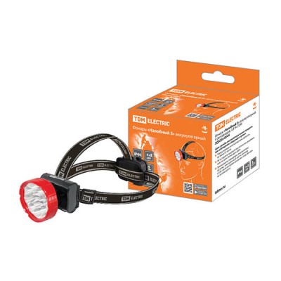 Фонарь «Налобный 5» аккумуляторный, 9 светодиодов, 0,8 Ач TDM Фонарь «Налобный 5» аккумуляторный, 9 светодиодов, 0,8 Ач TDM