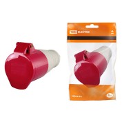 Розетка 235 переносная 3Р+РЕ+N 63А 380В IP54 TDM