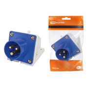 Вилка 523 стационарная 2Р+РЕ 32А 220В IP44 TDM