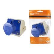 Розетка 133 стационарная 2Р+РЕ 63А 220В IP54 TDM