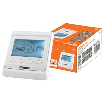 Термостат для теплых полов электронный ТТПЭ-1 16А 250В с датчиком 3м TDM Термостат для теплых полов электронный ТТПЭ-1 16А 250В с датчиком 3м TDM