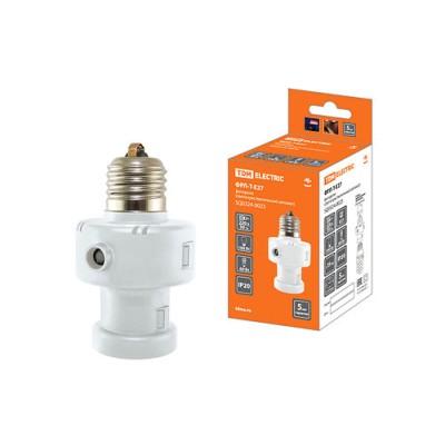 Фотореле ФРЛ-Т-Е27 15лк 100Вт c тайм. TDM Фотореле ФРЛ-Т-Е27 15лк 100Вт c тайм. TDM