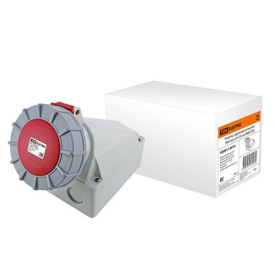 Розетка наружной установки IP67 63А 3Р+РЕ+N 380В TDM Розетка наружной установки IP67 63А 3Р+РЕ+N 380В TDM