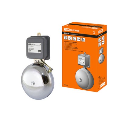 Звонок громкого боя МЗ-2Т-125мм 77дБ 220В TDM Звонок громкого боя МЗ-2Т-125мм 77дБ 220В TDM