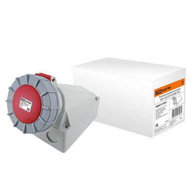 Розетка наружной установки IP67 125А 3Р+РЕ 380В TDM Розетка наружной установки IP67 125А 3Р+РЕ 380В TDM