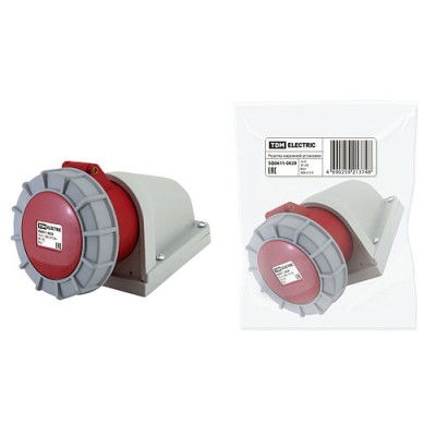 Розетка наружной установки IP67 16А 3Р+РЕ 380В TDM Розетка наружной установки IP67 16А 3Р+РЕ 380В TDM