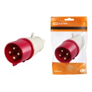 Вилка 014 3Р+РЕ 16А 380В IP44 TDM