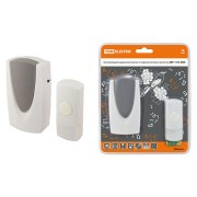 Звонок беспроводной в розетку ЗБР-11/2-36М (36 мелодий, кнопка IP44, AC 230V) TDM