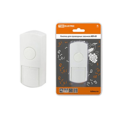 Кнопка КП-01 (для пров. звонков) TDM Кнопка КП-01 (для пров. звонков) TDM