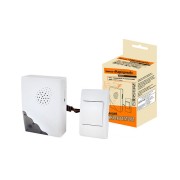 Звонок проводной на батарейках "народный" ЗПБ-Н-11/1-32М (32 мелодии, кнопка IP30, 2х1,5В АА)