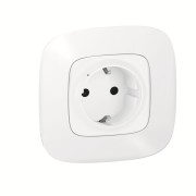 Розетка однопостовая с з/к белая Valena Allure NETATMO Legrand 752594