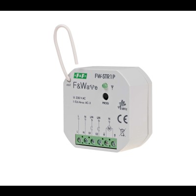 Реле управления ролетами, локальное и удаленное управление, до 8 радио передатчиков, установка в монтажную коробку 60мм EA14.002.010 Реле управления ролетами, локальное и удаленное управление, до 8 радио передатчиков, установка в монтажную коробку 60мм EA14.002.010