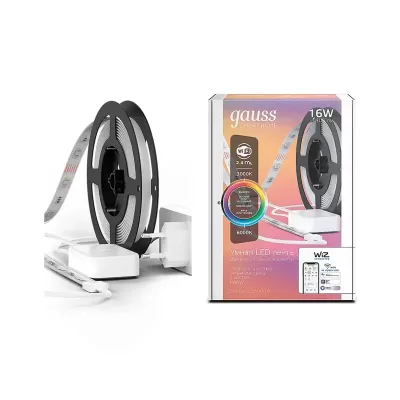 Лента Smart Home 16W 1400lm 3000-6000К 100-240V IP20 5м RGBW+изм.цвет.темп.+дим/ LED Gauss 5020122 Лента Smart Home 16W 1400lm 3000-6000К 100-240V IP20 5м RGBW+изм.цвет.темп.+дим/ LED Gauss 5020122